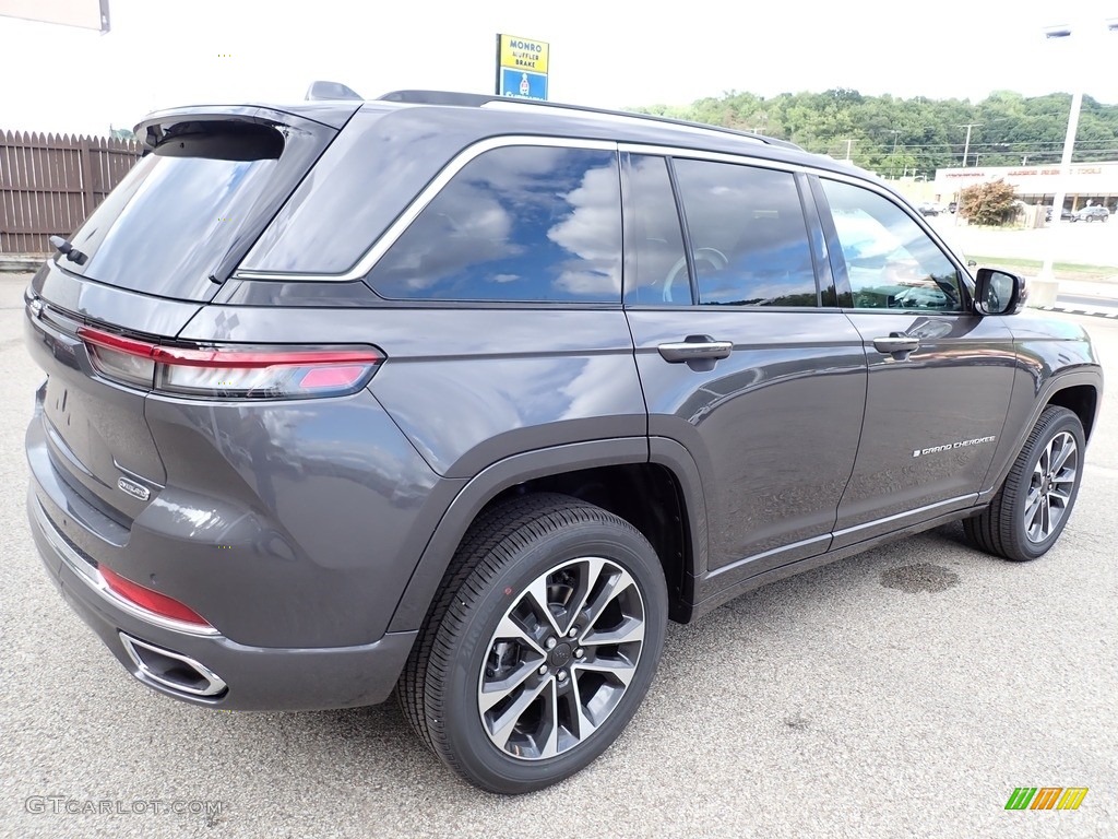 2023 Grand Cherokee Overland 4x4 - Baltic Gray Metallic / Global Black photo #6