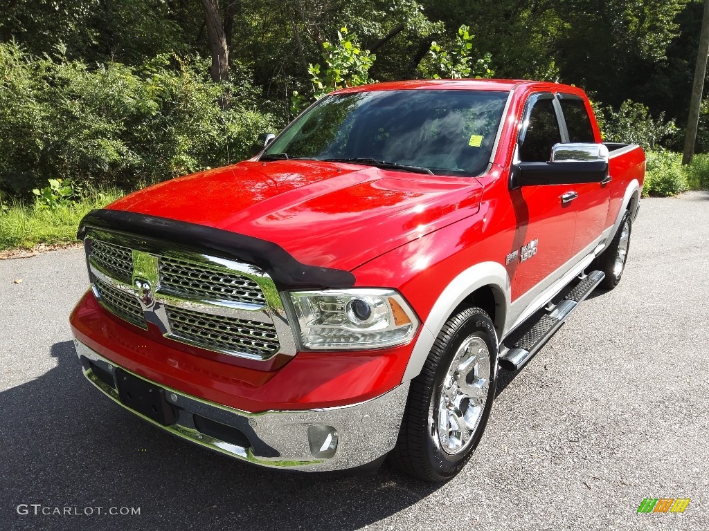 Flame Red 2016 Ram 1500 Laramie Crew Cab 4x4 Exterior Photo #144841958