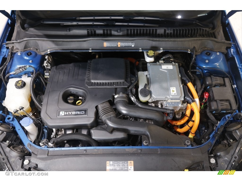 2020 Ford Fusion Hybrid SE 2.0 Liter Atkinson-Cycle DOHC 16-Valve i-VCT 4 Cylinder Gasoline/Electric Hybrid Engine Photo #144841994