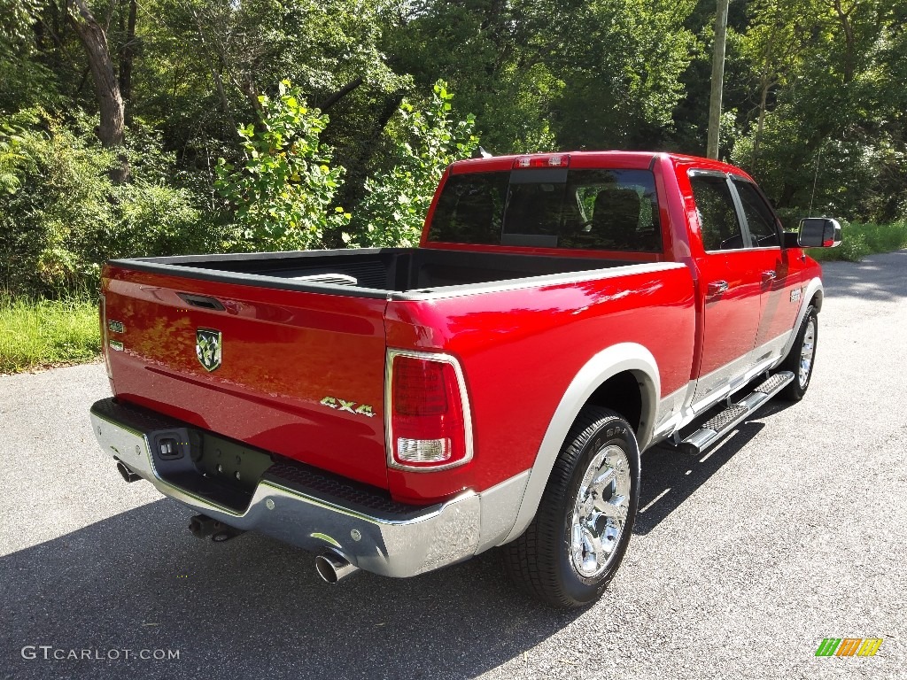 Flame Red 2016 Ram 1500 Laramie Crew Cab 4x4 Exterior Photo #144842024