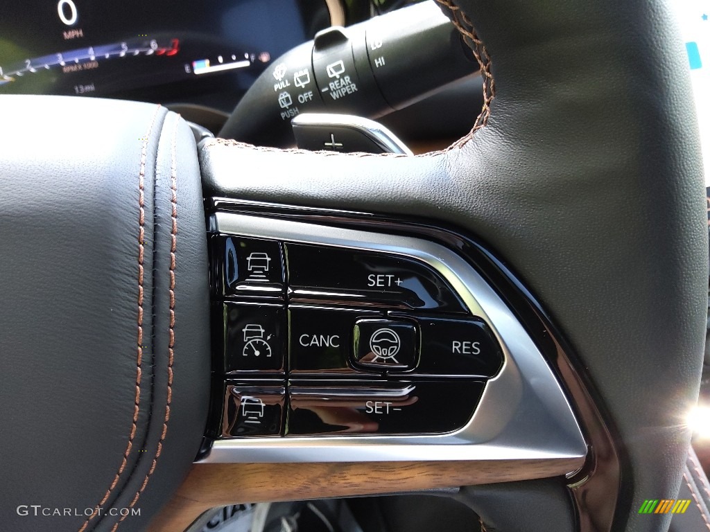 2023 Jeep Grand Cherokee L Summit Reserve 4WD Global Black Steering Wheel Photo #144842375