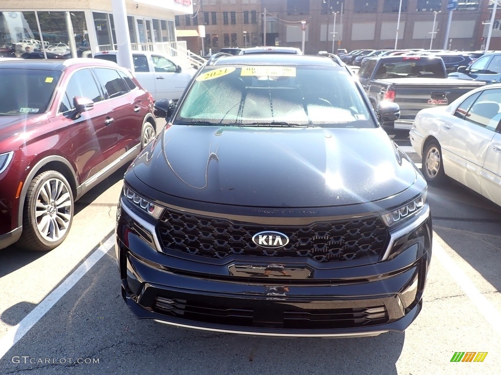 2021 Sorento EX AWD - Ebony Black / Black photo #2