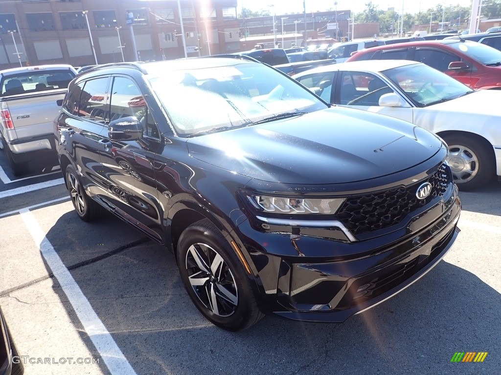 2021 Sorento EX AWD - Ebony Black / Black photo #3