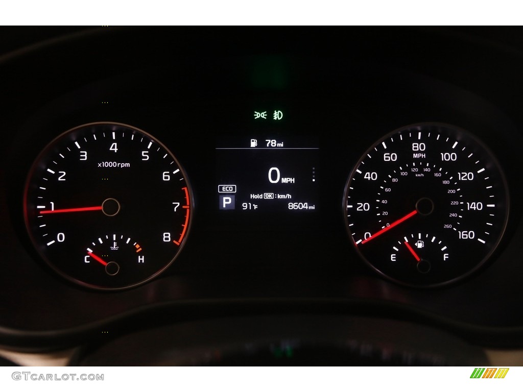 2020 Sportage LX AWD - Black Cherry / Gray photo #8