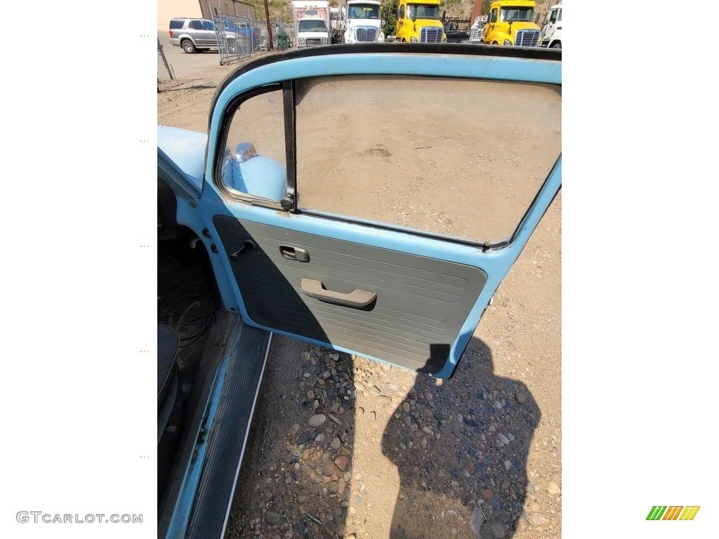 1974 Volkswagen Beetle Coupe Slate Door Panel Photo #144842979