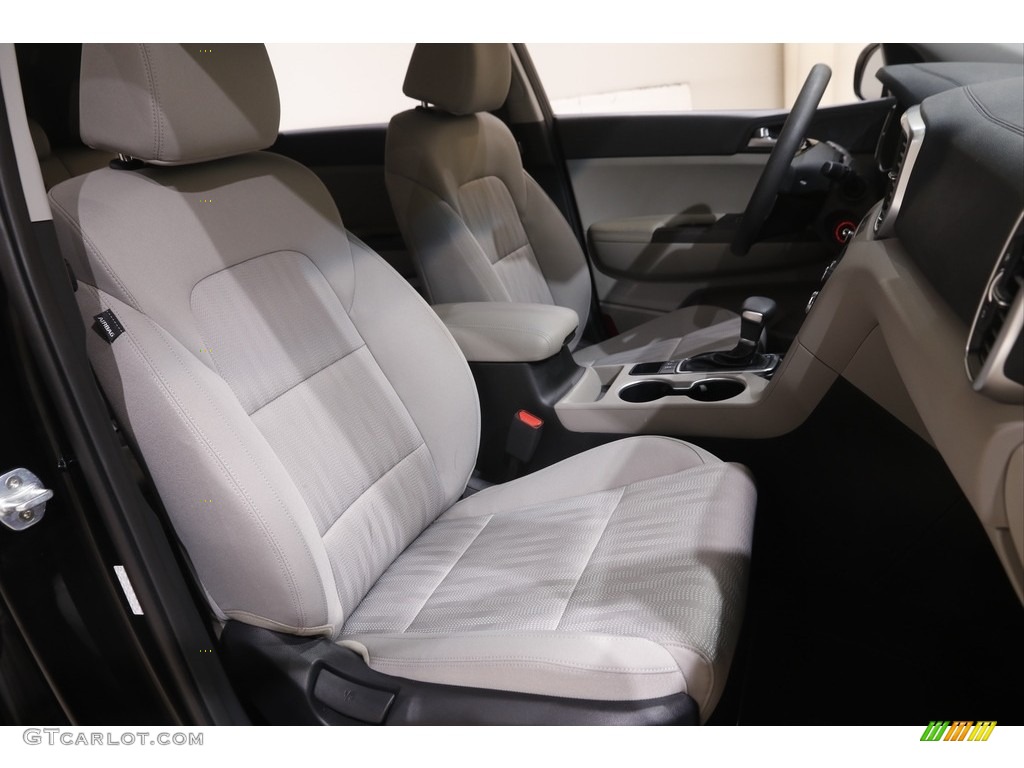2020 Sportage LX AWD - Black Cherry / Gray photo #14