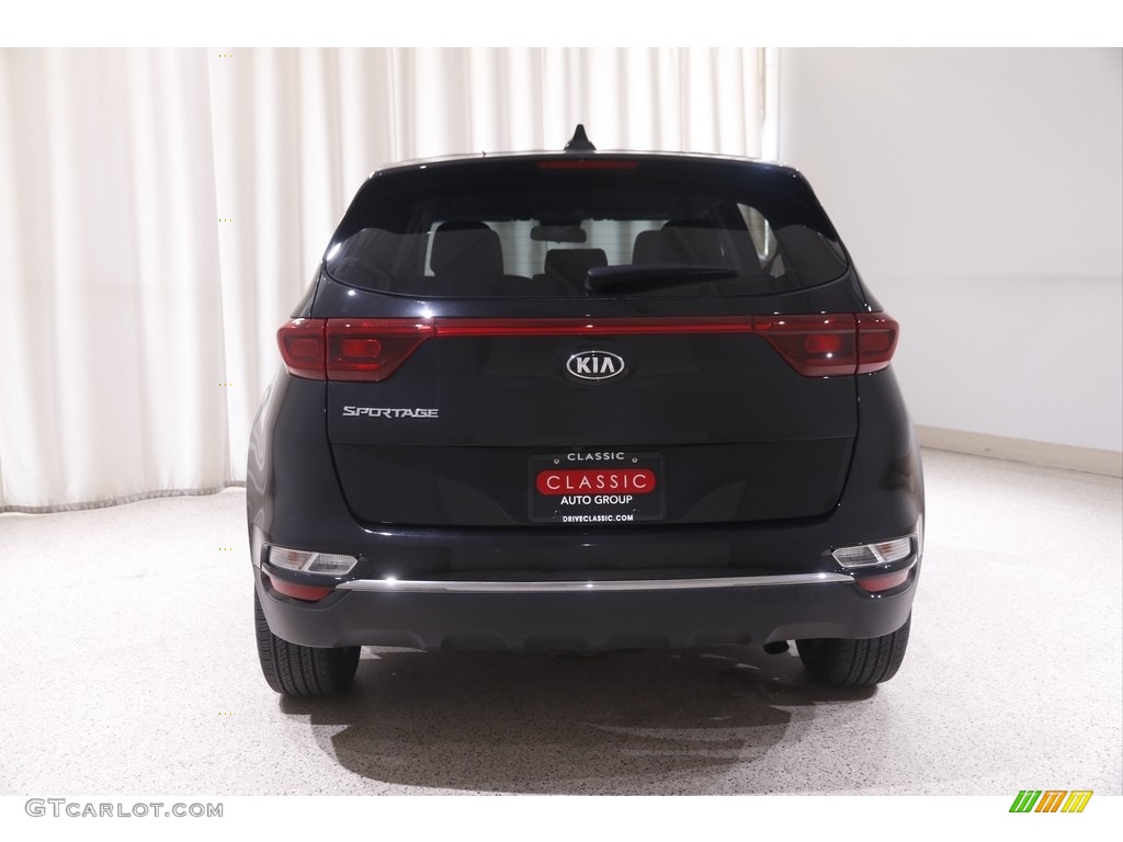 2020 Sportage LX AWD - Black Cherry / Gray photo #17