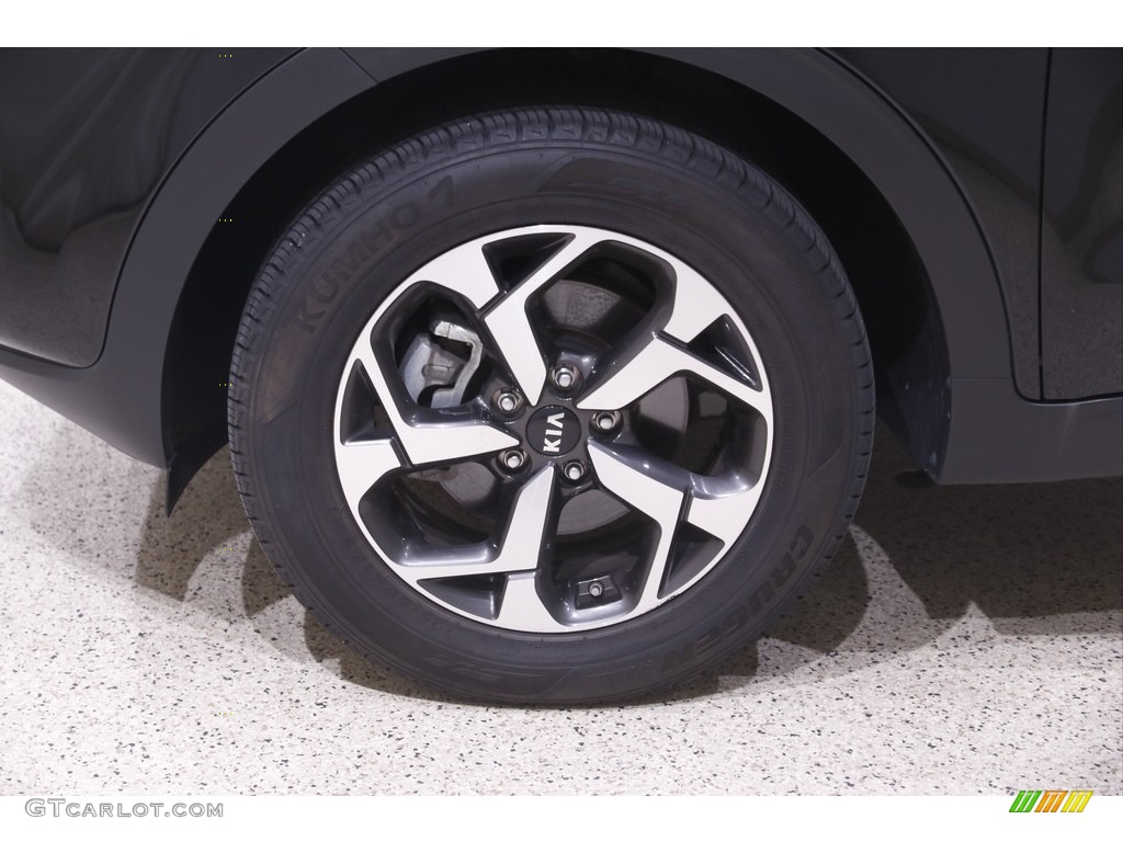 2020 Sportage LX AWD - Black Cherry / Gray photo #19