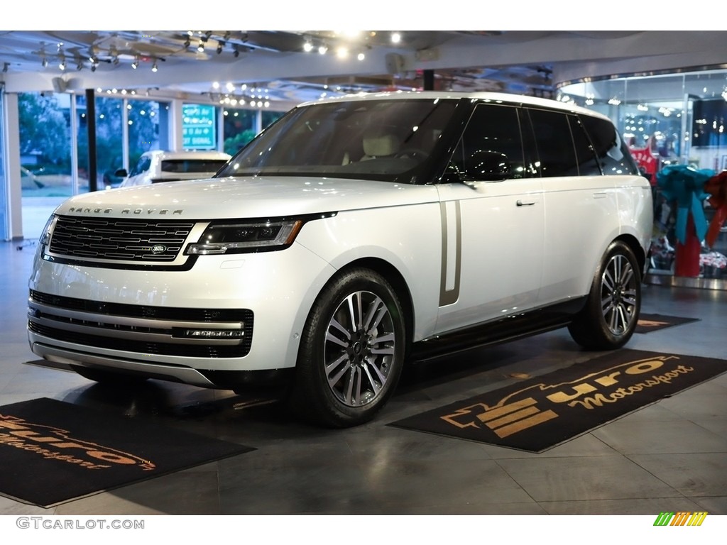 Hakuba Silver Metallic 2023 Land Rover Range Rover P530 SE Exterior Photo #144843546