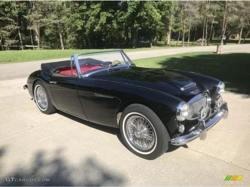Black 1966 Austin-Healey 3000 MK III Bj8 Exterior Photo #144843696