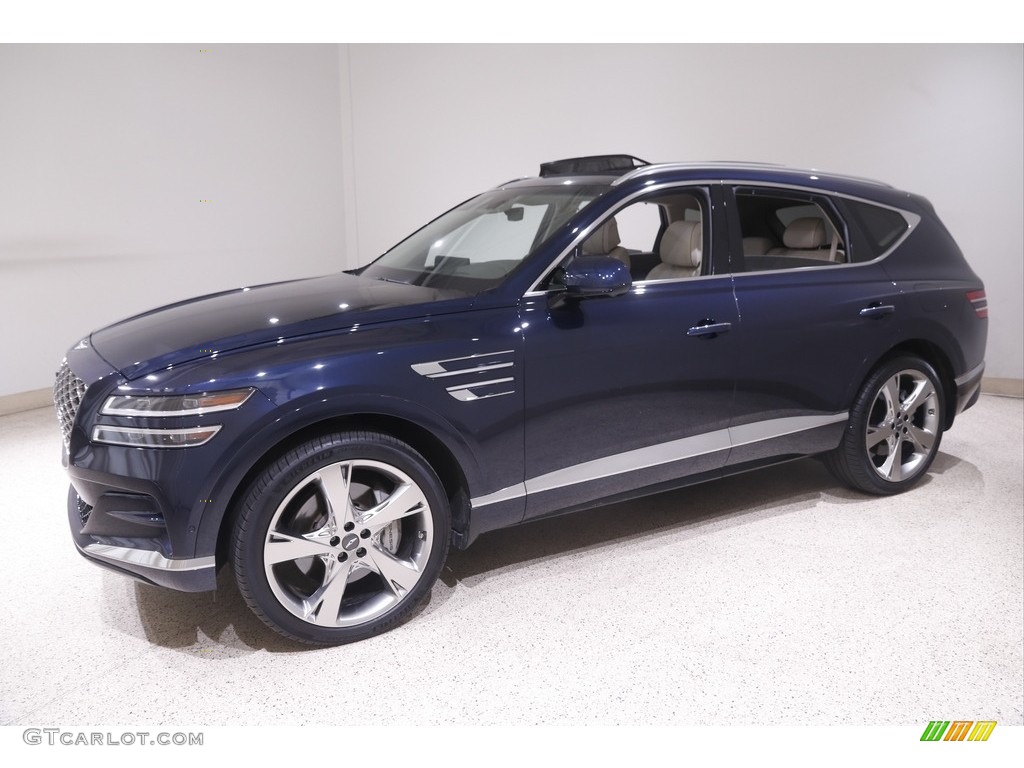 Adriatic Blue 2021 Genesis GV80 3.5T AWD Exterior Photo #144843735