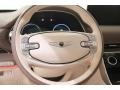 2021 Genesis GV80 Beige/Taupe Interior Steering Wheel Photo