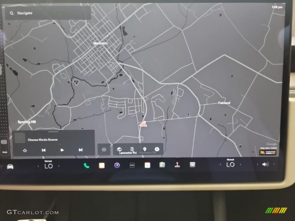 2022 Model X  - Deep Blue Metallic / Cream photo #7