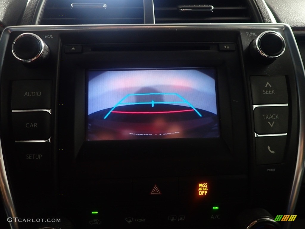 2015 Camry SE - Ruby Flare Pearl / Black photo #3
