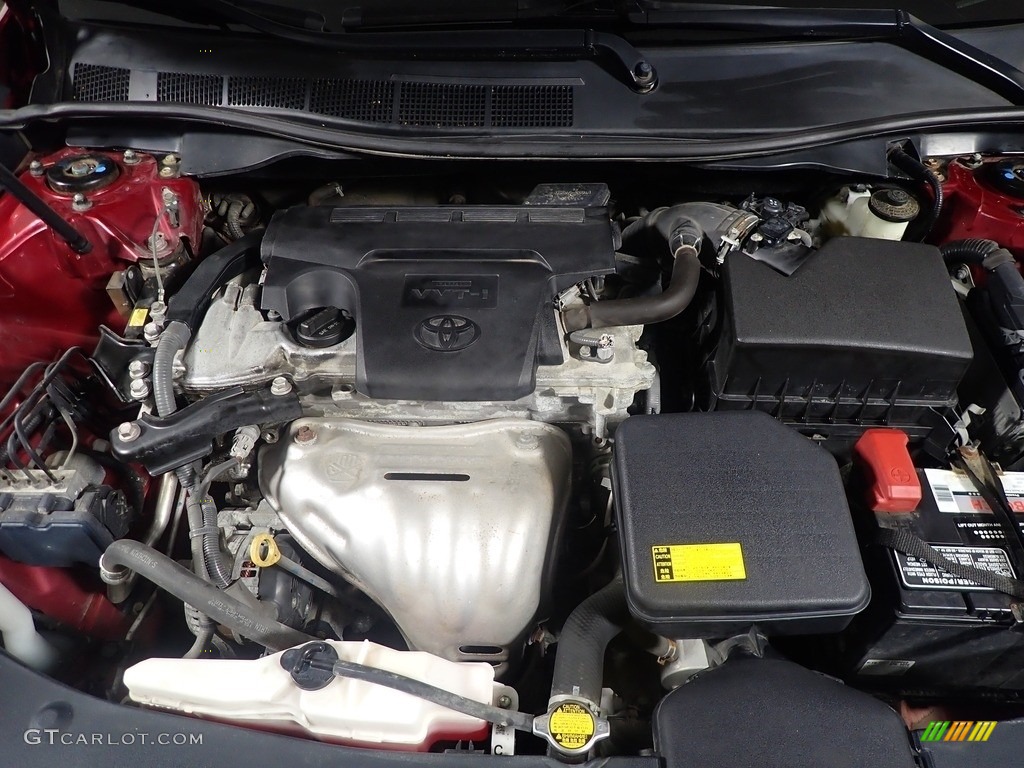 2015 Camry SE - Ruby Flare Pearl / Black photo #7