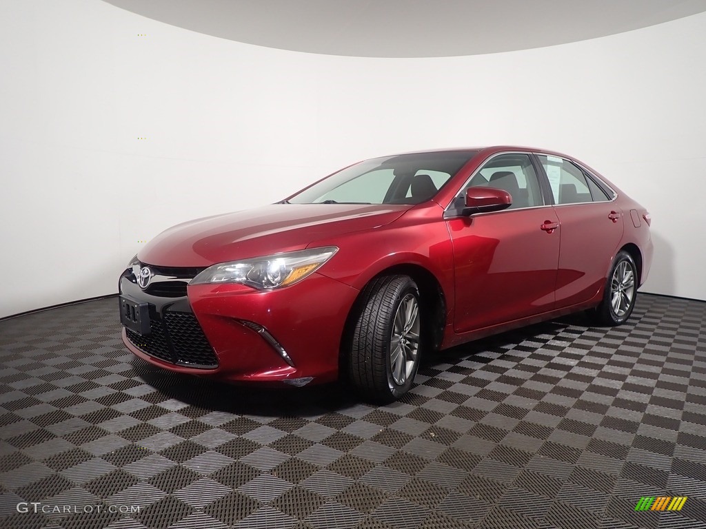 2015 Camry SE - Ruby Flare Pearl / Black photo #8