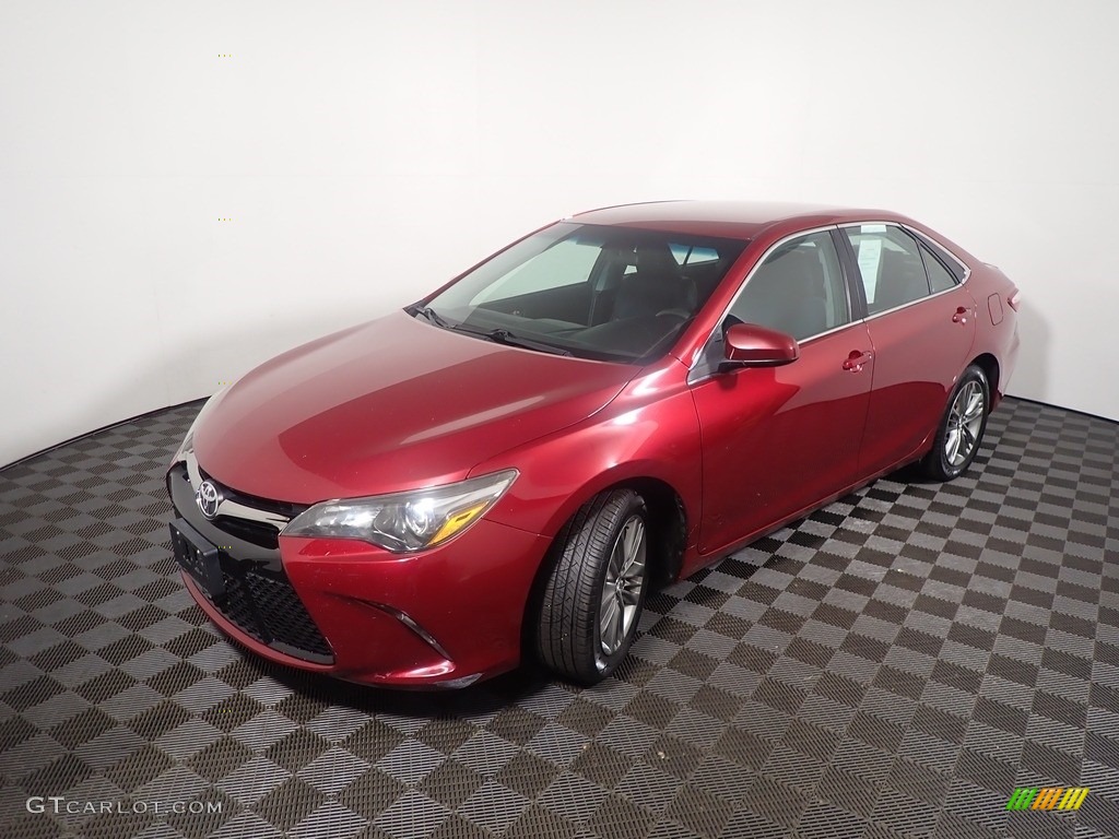 2015 Camry SE - Ruby Flare Pearl / Black photo #9