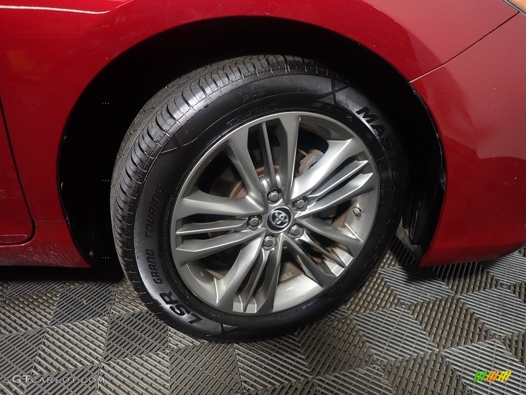2015 Camry SE - Ruby Flare Pearl / Black photo #37