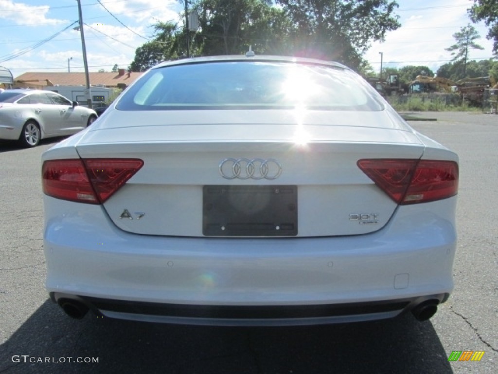 2014 A7 3.0T quattro Prestige - Glacier White Metallic / Velvet Beige photo #9