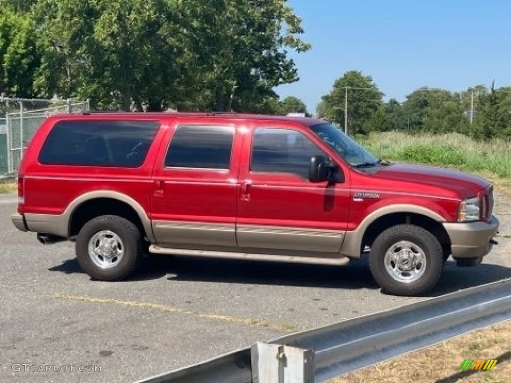 Toreador Red Metallic 2002 Ford Excursion Limited 4x4 Exterior Photo #144848454