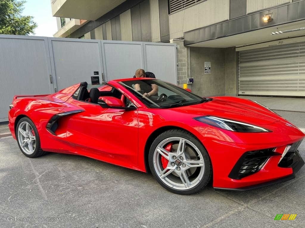 Torch Red 2023 Chevrolet Corvette Stingray Convertible Exterior Photo #144848671