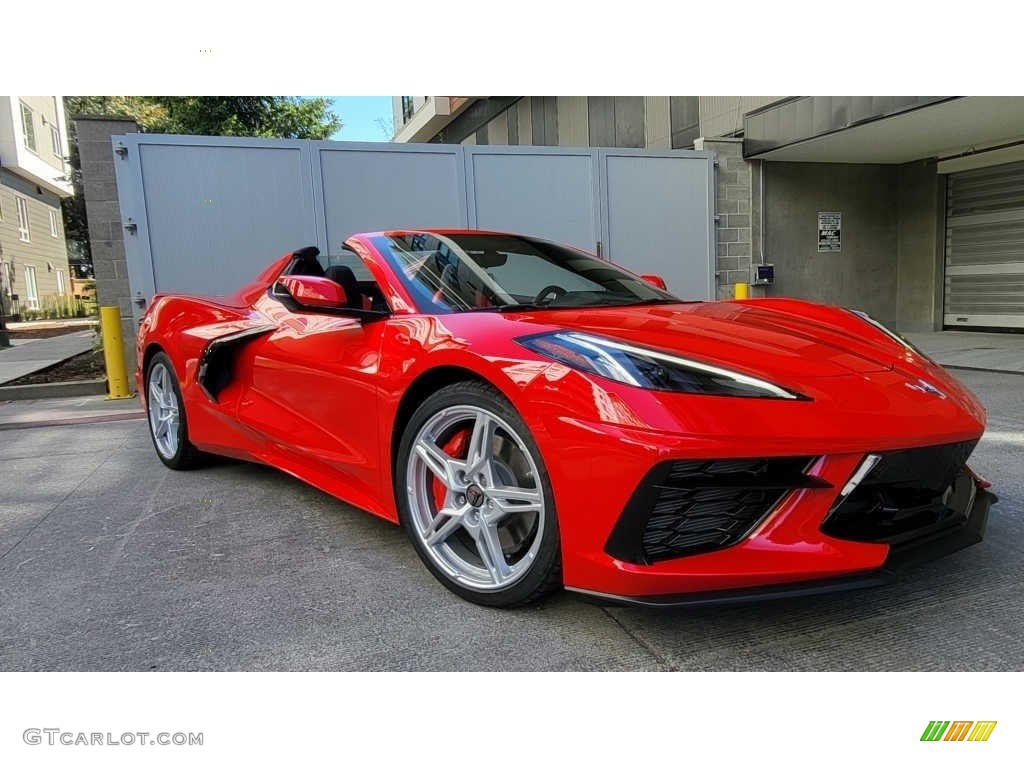 Torch Red 2023 Chevrolet Corvette Stingray Convertible Exterior Photo #144848748