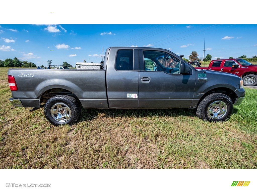 2006 F150 XLT SuperCab 4x4 - Dark Stone Metallic / Medium/Dark Flint photo #3