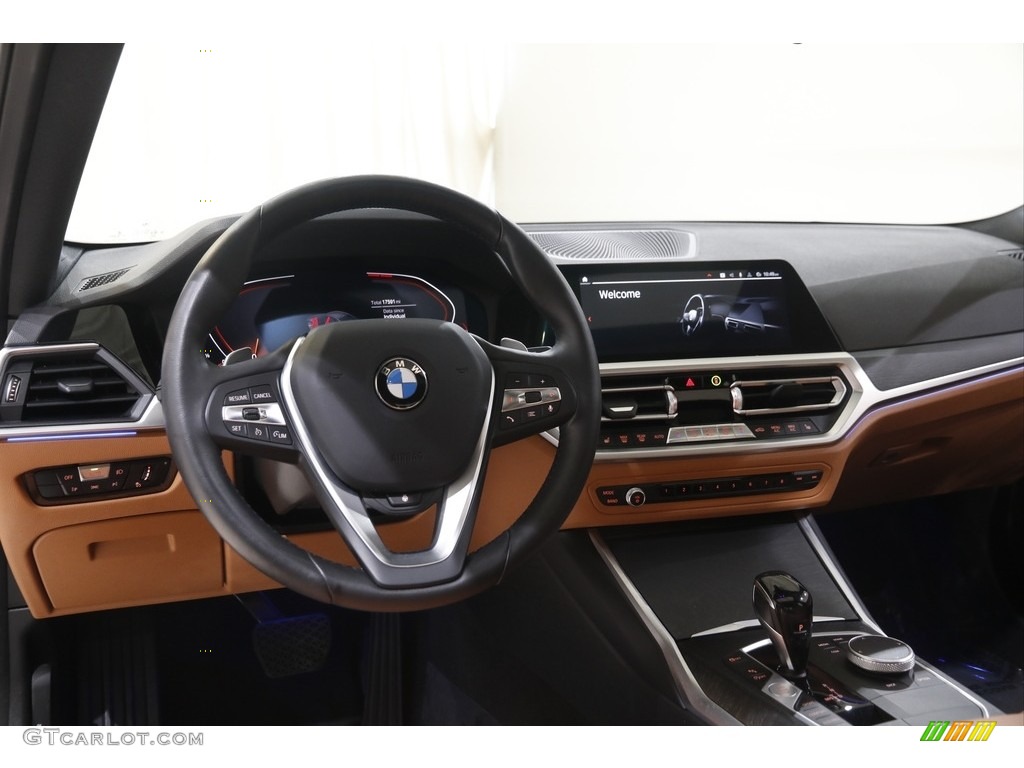 2021 BMW 3 Series 330i xDrive Sedan Cognac Dashboard Photo #144849061