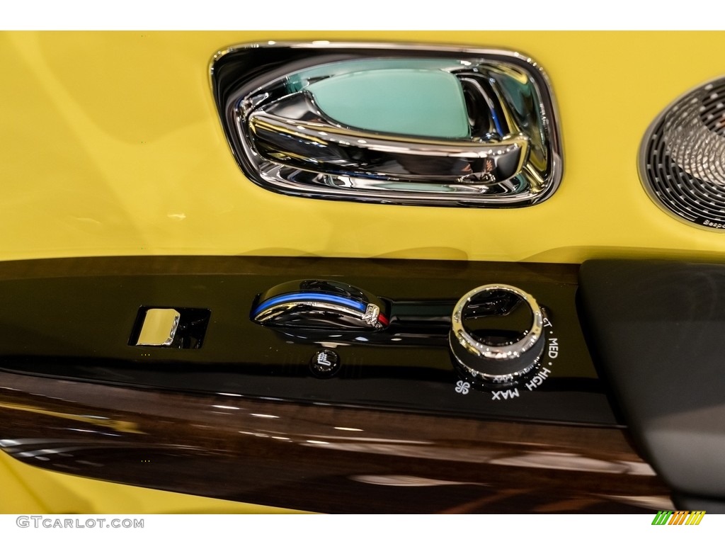 2022 Rolls-Royce Phantom Standard Phantom Model Bespoke Lemon Yellow Door Panel Photo #144849529