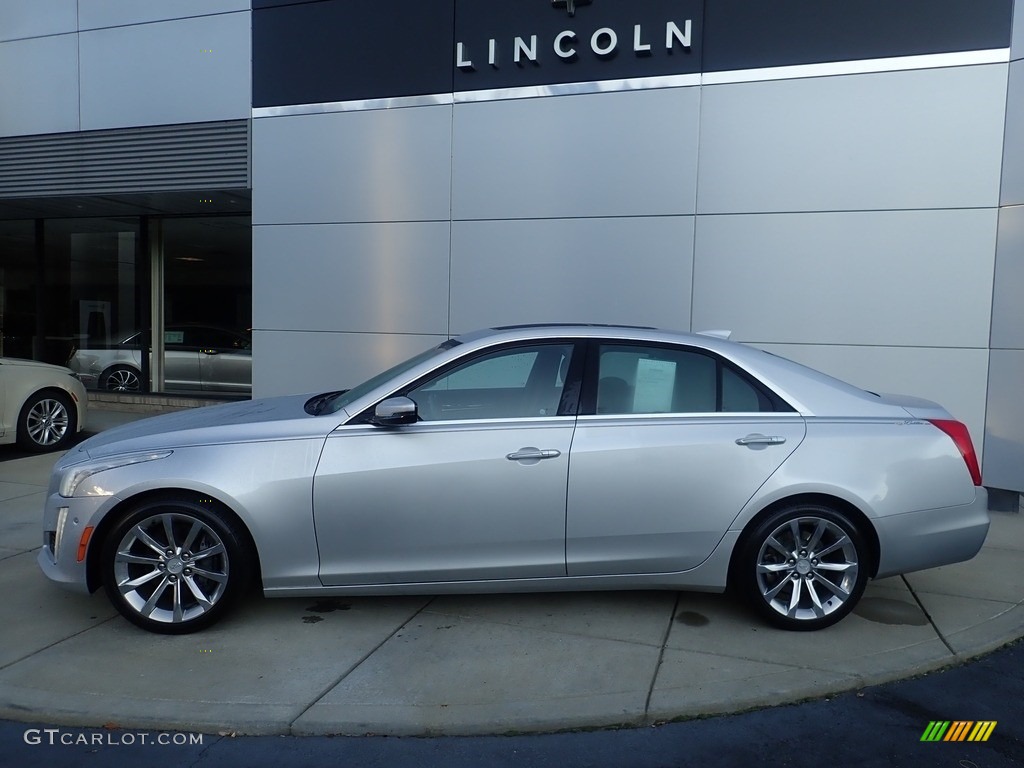 Radiant Silver Metallic 2016 Cadillac CTS 3.6 Performace AWD Sedan Exterior Photo #144850150