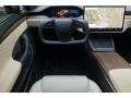 2022 Tesla Model S Creme Interior Dashboard Photo