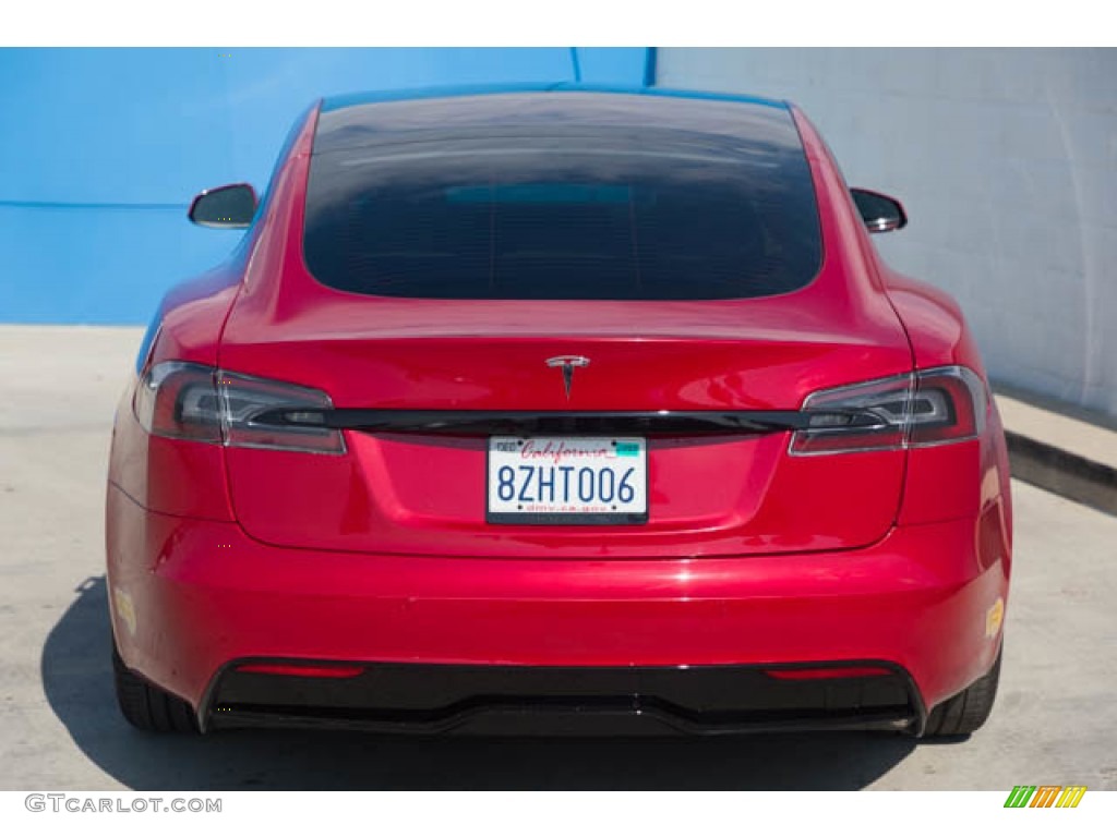 2022 Model S AWD - Red Multi-Coat / Creme photo #9