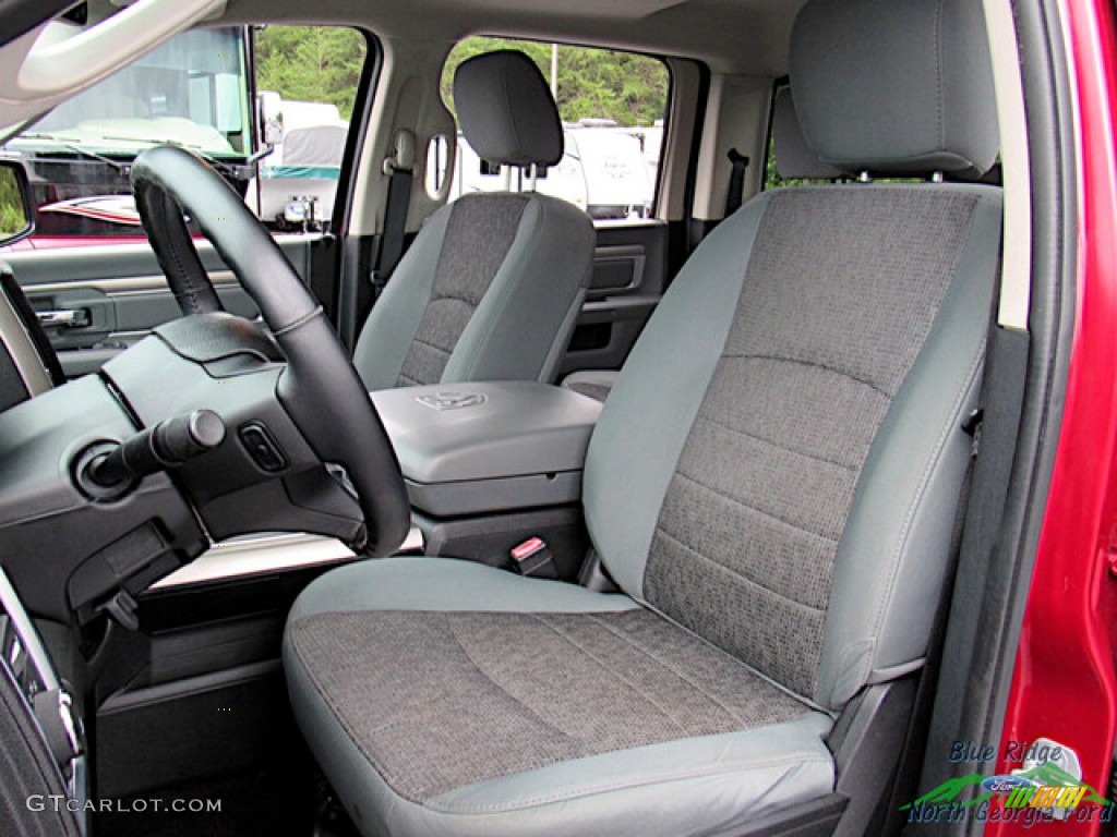 2014 1500 Big Horn Crew Cab 4x4 - Deep Cherry Red Crystal Pearl / Black/Diesel Gray photo #11
