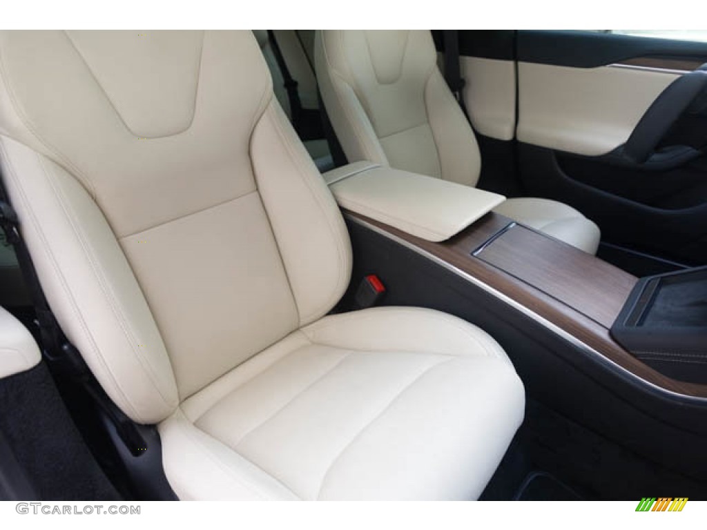 Creme Interior 2022 Tesla Model S AWD Photo #144851177