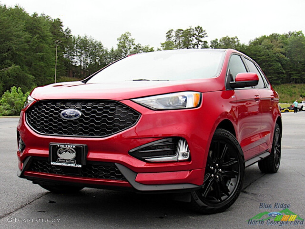 2022 Edge ST-Line AWD - Rapid Red Metallic / Ebony photo #1