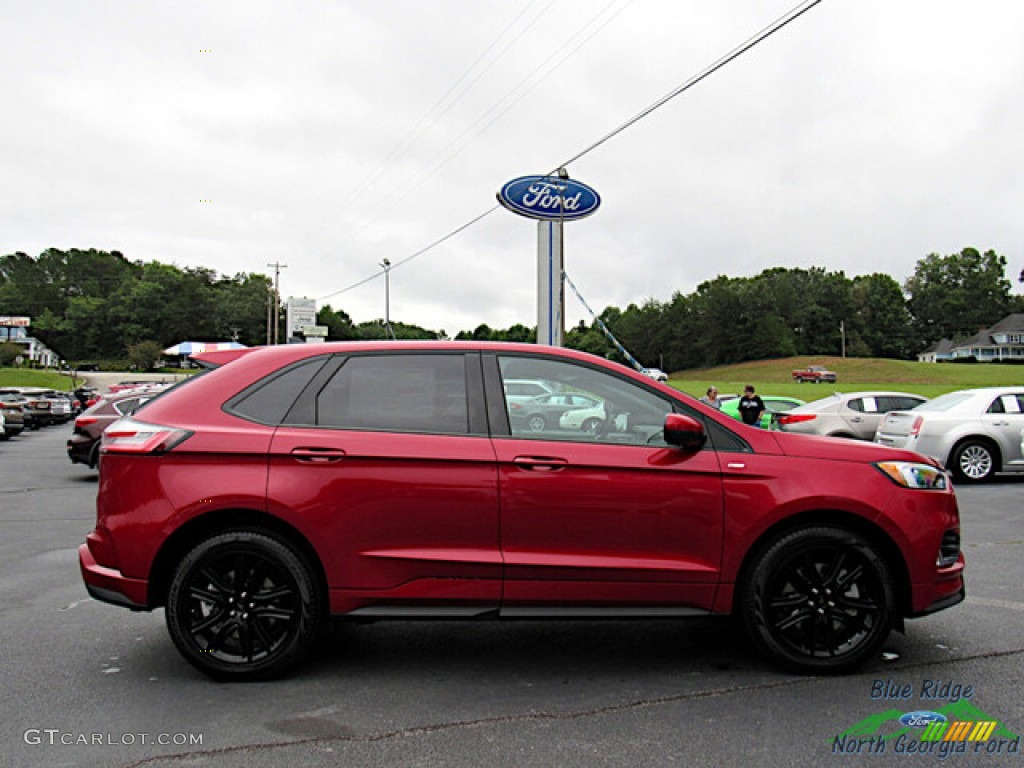 2022 Edge ST-Line AWD - Rapid Red Metallic / Ebony photo #6