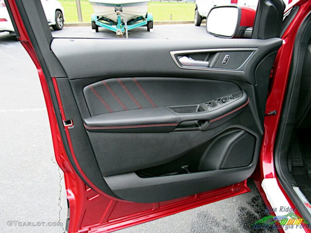 2022 Ford Edge ST-Line AWD Ebony Door Panel Photo #144851345