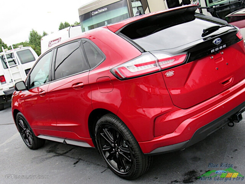 2022 Edge ST-Line AWD - Rapid Red Metallic / Ebony photo #28