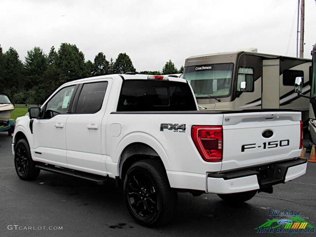 2022 F150 XLT SuperCrew 4x4 - Oxford White / Black photo #3