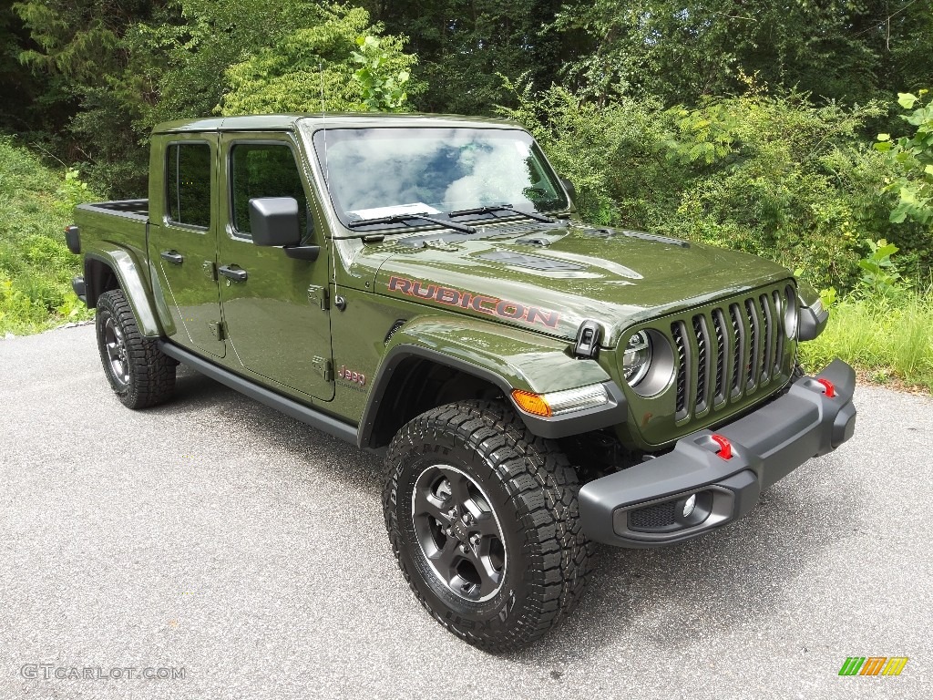 Sarge Green 2022 Jeep Gladiator Rubicon 4x4 Exterior Photo #144852255