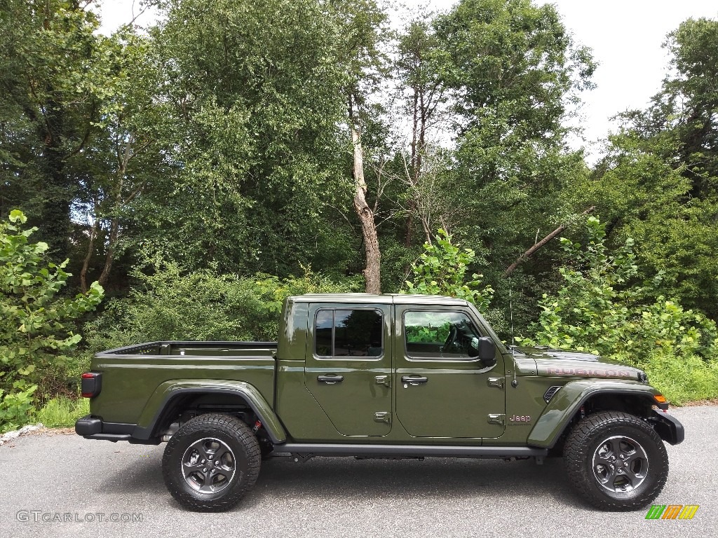 Sarge Green 2022 Jeep Gladiator Rubicon 4x4 Exterior Photo #144852279