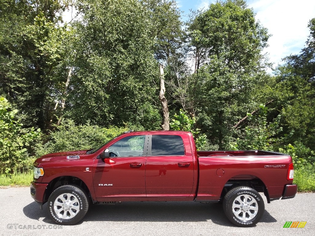 Delmonico Red Pearl 2022 Ram 2500 Big Horn Crew Cab 4x4 Exterior Photo #144853047