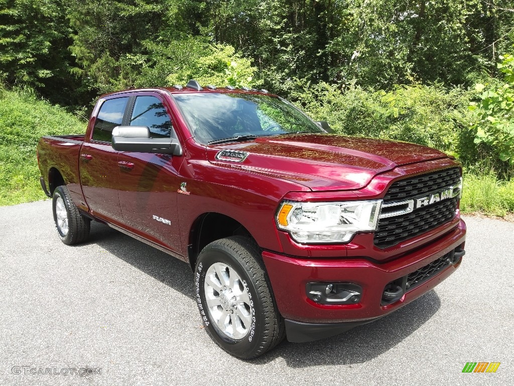 Delmonico Red Pearl 2022 Ram 2500 Big Horn Crew Cab 4x4 Exterior Photo #144853125