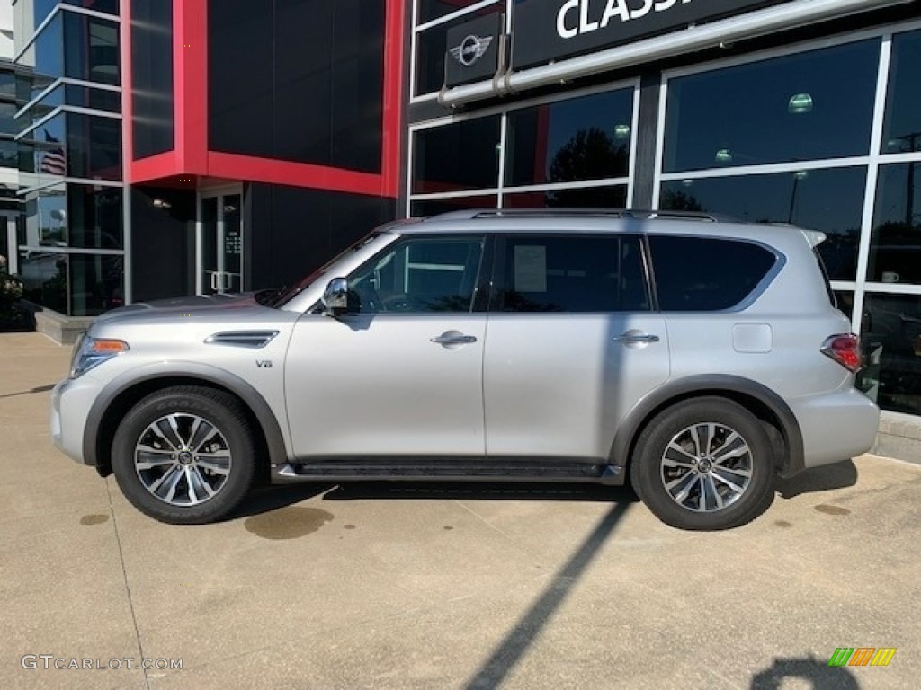 Brilliant Silver Metallic 2020 Nissan Armada SL 4x4 Exterior Photo #144854301