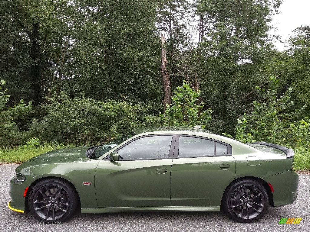 2022 Charger Scat Pack - F8 Green / Black photo #1