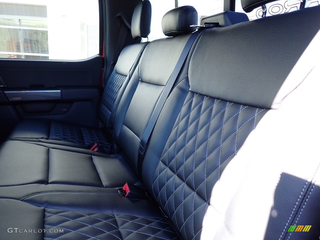 Black Interior 2022 Ford F150 Sherrod XLT SuperCrew 4x4 Photo #144854895