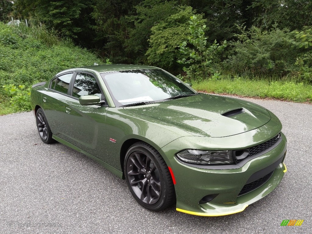 2022 Charger Scat Pack - F8 Green / Black photo #4