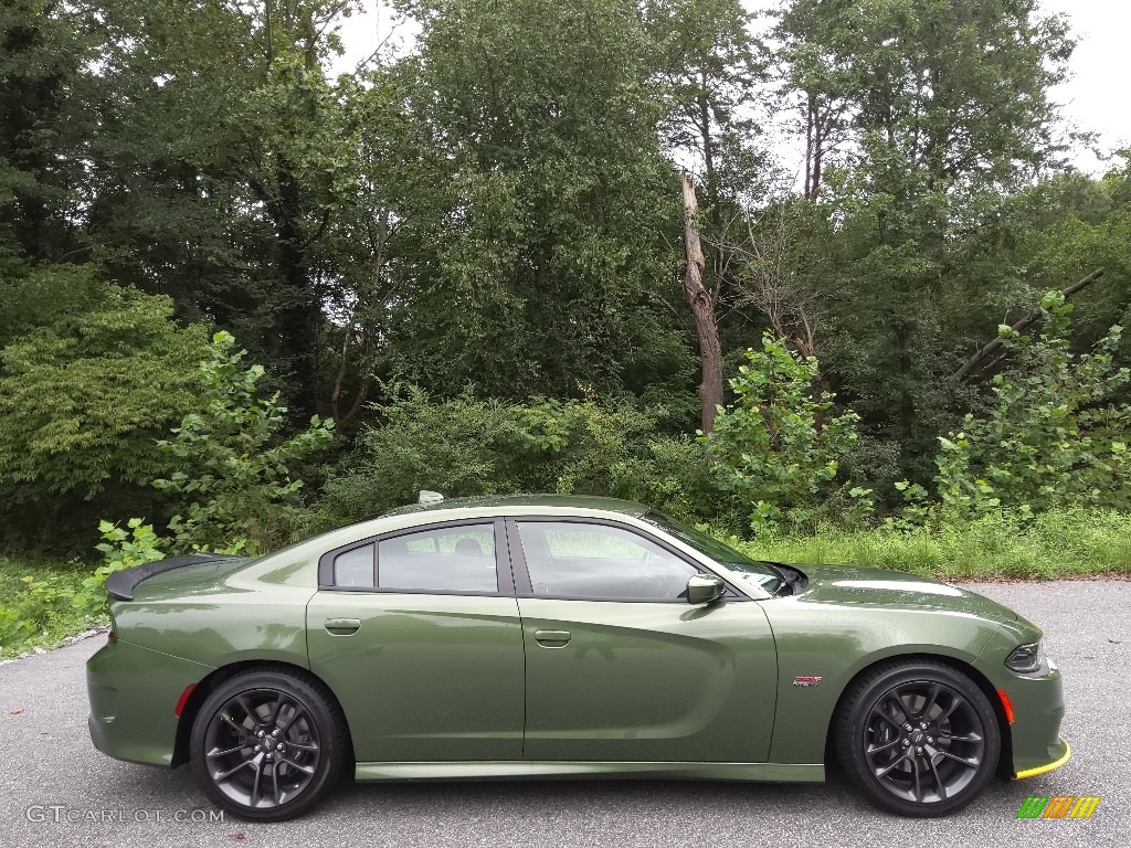2022 Charger Scat Pack - F8 Green / Black photo #5