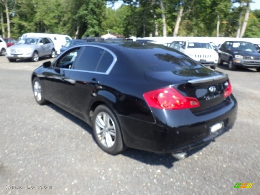 2012 G 37 x S Sport AWD Sedan - Black Obsidian / Graphite photo #4