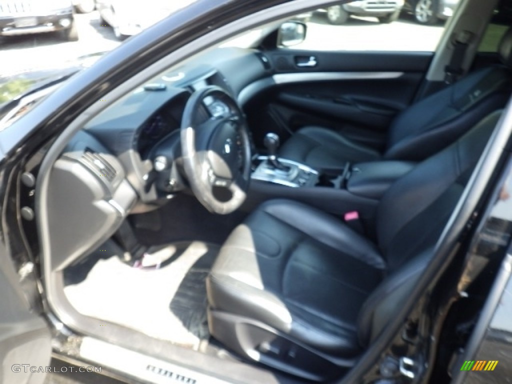 2012 G 37 x S Sport AWD Sedan - Black Obsidian / Graphite photo #7